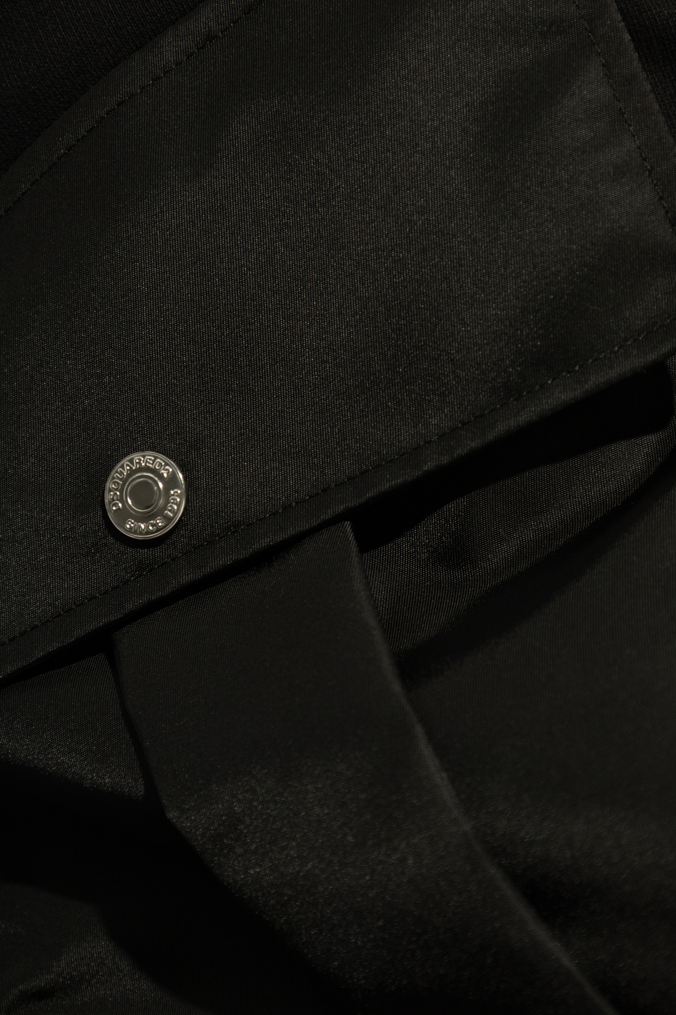 Black Jacket made of combined materials Dsquared2 - Vitkac Italy